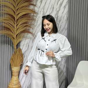 CLEA BLOUSE PITA COQUETTE /BLOUSE CLEA / KEMEJA KERUT PITA WANITA