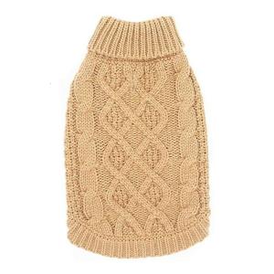 เสื้อโค้ทแบบถักมีสายเสื้อสเว็ตเตอร์คอเต่าอบอุ่นเสื้อสวมหัวสำหรับสุนัขขนาดเล็กถึงใหญ่สวมใส่ได้ทุกวันเพื่อให้ความอบอุ่น