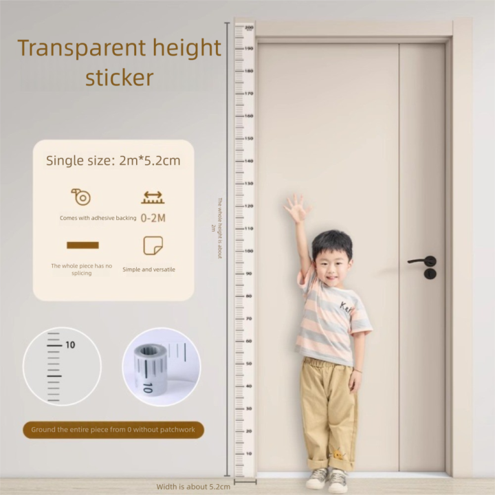 DSFSI Self-adhesive Height Measurement Sticker Waterproof 2M Height ...