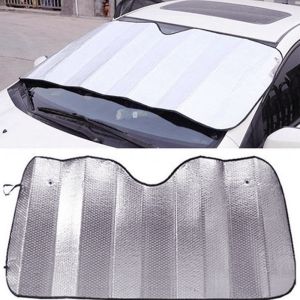 Foldable Front Window Windshield Sunshade Silver Car Sunshade for Universal Car