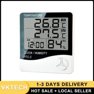 Electronic Thermometer Hygrometer Refrigerator Digital Temperature Humidity Meter Gauge Indoor Outdoor Daily Alarm