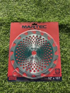 ใบมีด ใบมีดวงเดือน วงเดือนตัดหญ้า 10นิ้ว 16ฟัน ฟันติดเพชร MARTEC