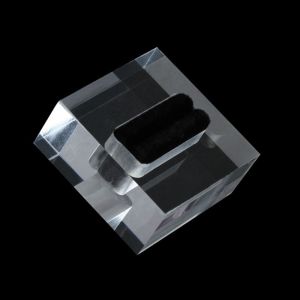 JPTD Clear Frosted Transparent High Quality Single Double Rings Holder Rings Organizer Rings Display Stand Jewelry Shop