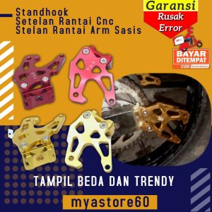 Standhook StenHuk Tutup Cover Setelan Rantai Cnc Stelan Settingan Arm Sasis Anting Variasi Motor PnP