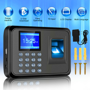 BERGARANSI Donwe Mesin Absensi Absen Sidik Jari Fingerprint Attendance 100000 Capacity - F01H