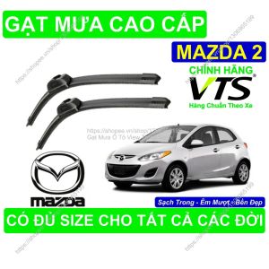Gạt Mưa Silicon Nano Kính Lái Mazda 2 Cặp Gạt Mưa K.ính Lái Mazda 2 Có Đủ Size C.ho Các Đời Xe Mazda 2