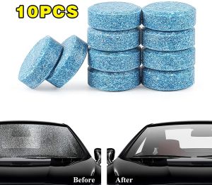 10/20pcs Car Windshield Wiper Solid Effervescent Tablets Cleaner Glass Washer Detergent