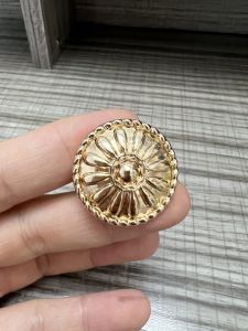 Tay nắm núm  tủ tân cổ điển màu vàng bóngnúm ngăn kéo hợp kim sang trọng cao cấp ( hàng dày đặc )