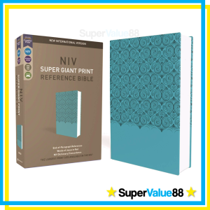 NIV Super Giant Print Reference Bible (Premium Leathersoft): Comfort Print Red Letter New International Version Bible for Men & Women with Extra Large Text