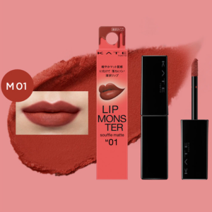 (Mẫu mới)Son kem lì KATE Lip Monster Soufflé Matte 7g – Full màu M01–M08 Nhật Bản