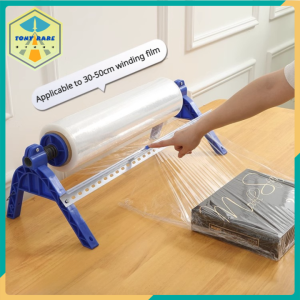 TonyRare - Máy Đóng Gói Màng Bọc 2 Trong 1 - Máy Quấn Màng Căng Cầm Tay & Để Bàn Wrapping Film Packaging Machine