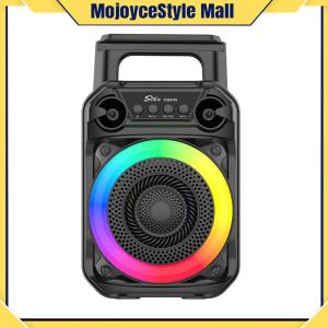 Wireless Speaker Stereo Sound Karaoke Speaker Rich Bass Outdoor Speaker with Microphone Suitable for Home Theater Outdoor Dance Party