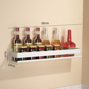 AE Wall-mounted bathroom storage rack detachable and washable thickened stainless steel shelf for use in front of the toilet mirror