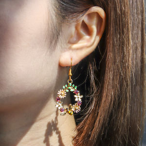 Her Lab Jewelry | Hypoallergenic Earrings Jewelry Gifts Limited Time Gift Box Jewelry Fashion Womens Earrings Real Gold Loose Collateral Korean Diamond Jewelry Multi-layer Korean style,925 silver Instagram Individual Multicolor