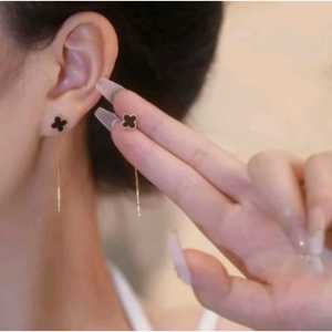 TERLARIS set titanium untuk wanita kalung gelang anting cincin