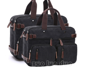 Balo nam công sở 2 trong 1 vải cavans cao cấp size 156inh và size 17.3inh phong cách mới