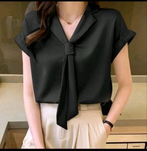 BLOUSE ATASAN WANITA STYLE KOREA MODEL HYESUN Kemeja Basic Polos Kemeja Bkk Kemeja import wanita