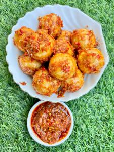 Cilok Goreng Kemasan Isi ayam Melimpah