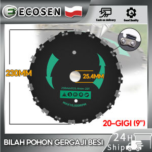 ECOSEN Pisau Potong Rumput - Mata Pisau Mesin Potong Rumput Gendong Blade pisau bulat