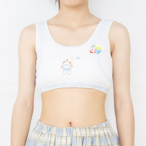 เสื้อซับในเสื้อกล้ามเด็กไม่มีฟองน้ำ ผ้าคอตตอนแท้ ใส่สบาย ระบายอากาศได้ดี มีทั้งแบบสวมและแบบตะขอหลัง ใส่ซัพเล่นก็ได้