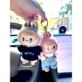 Labubu Exciting Macaron Doll Popmart  Vinyl Face Mystery Box Keychain. 