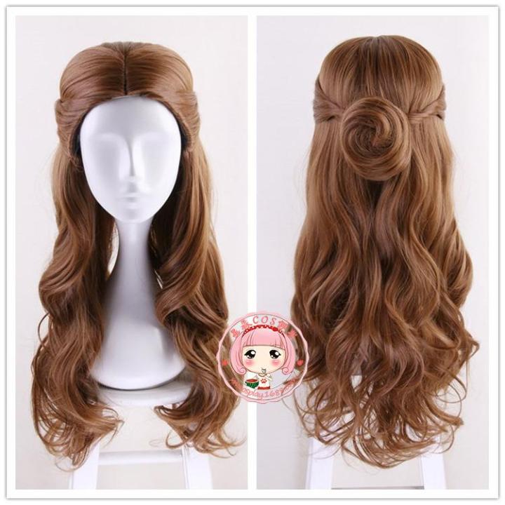 Beauty and Beast Princess Belle 2017 Live Movie Mixed Brown Long