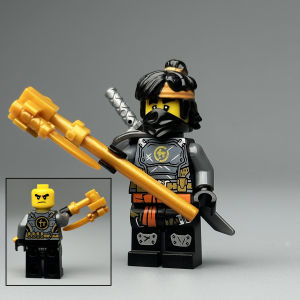 14 Ninja building block minifigure jungle suit building block figure double-sided printing for boys educational assembly