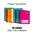 10PCS Writing Composition notebook 80 Leaves A5 grade 1-5 School YARN Waterproof 10Colors notepad. 