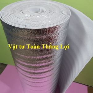 (Khổ cao 1m x dày 5ly 10ly x dài từ 2m đến 25m) Miếng mút xốp PE cách nhiệt chống nóng mái nhà mái tôn