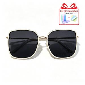 Fashion Large Frame Sunglasses Women Summer Outdoor Sunlight Protection Eyeglasses Elegant Eyewear