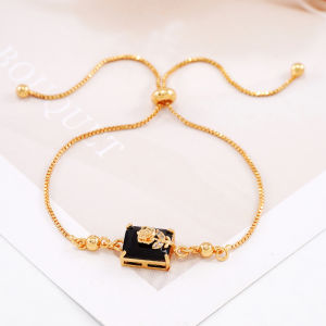 Hyl Jewelry 407B Gelang Titanium Wanita Bangle Bracelet Terbaru Anti Karat Dan Keroncong Lilit Asli Silver Terbaru Tdk Luntur Selamanya Lapis Emas Original Pria Ori Import