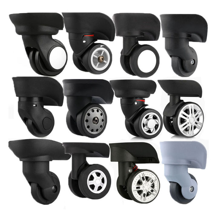1 pair Travel box luggage replacement swivel castors universal wheel