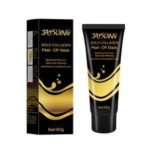 Jaysuing Gold Tear and Pull Mask Blackhead Removing Skin Facial Moisturizing Mask Hydrating Apply Mask
