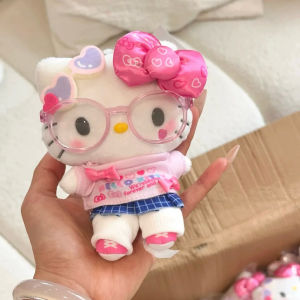 Ins Style Hello Kitty Doll Plush Cute Pendant Gift Bag Keychain Doll Girl Fashion Gift
