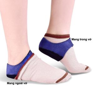 lót giàyGót chân tăng gót chân (đôi) - miếng đệm silicone gót chân để tăng chiều cao bảo vệ nứt giảm đau