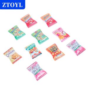 [COD]🔥🔥🔥ZTOYL 10pcs set Dollhouse Miniature Kitchen Food Potato Chips DIY Pretend Play Toys