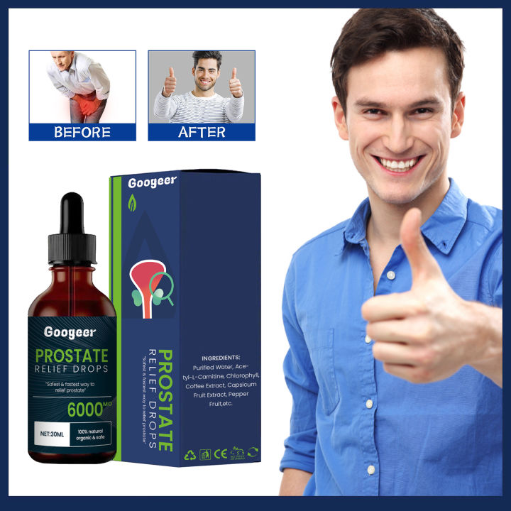 Googeer Prostate Relief Drops Men Prostate Care Drops Prostatitis