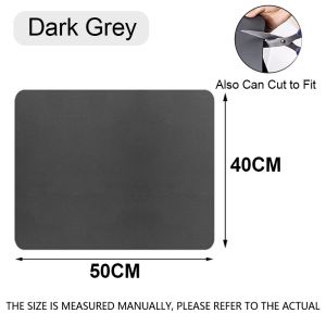 Large Kitchen Drain Mat Dish Quick Drying Anti Slip Water Waterproof Diatomite Absorbent Mat for Coffee Table and Sink