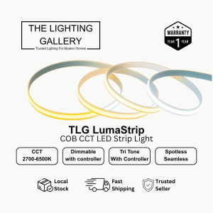 TLG LumaStrip 24V COB Led Strip Led Light Strip Led Driver LED Transformer tri color warm white warm light cool white