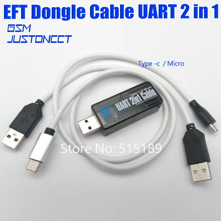 Uart 2in1 Cable Type-C Micro For Eft Dongle / Chimera Dongle / Oclus ...