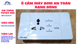 Ổ cắm bảo vệ chống giật cho phao điện bồn nước