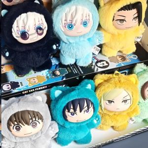 Eaki Jujutsu Kaisen Season 2 Cat Park Party Gojo Satoru กล่องตาบอดตุ๊กตากระเป๋าจี้คอลเลกชันของขวัญของเล่น