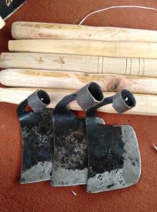 1 set Kored Rumput Tanah  Asli Baja Gergaji + Gagang #)cm / Cangkul Mini Cangkul tukang