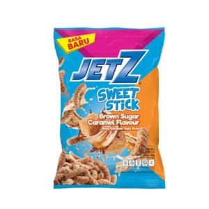 Camilan Makanan Ringan Snack JetZ Stick 100 Gr Macaroni Habanero Pedas Level 17 65 Gr Brown Sugar Caramel Chocolate