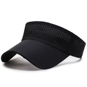 【PrettySet】Summer Breathable Air Sun Hats Quick-dry Visor UV Protection Top Empty Solid Men Woman Sports Tennis Golf Running Sunscreen Cap