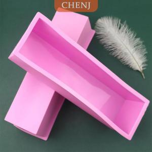 [COD] CHENJ แม่พิมพ์สบู่ทำจากซิลิโคน1200กรัมแม่พิมพ์ขนมปังปิ้งทรงสี่เหลี่ยมอุปกรณ์ทำสบู่แบบแฮนด์เมด
