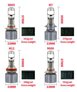 Đèn Bi Cầu Loại Mini chân đèn H4 H7 H11 lắp đèn pha đèn gầm Ô tô Xe máy cắm chân din thông dụng không cần khoan độ xu hướng đèn pha cao cấp