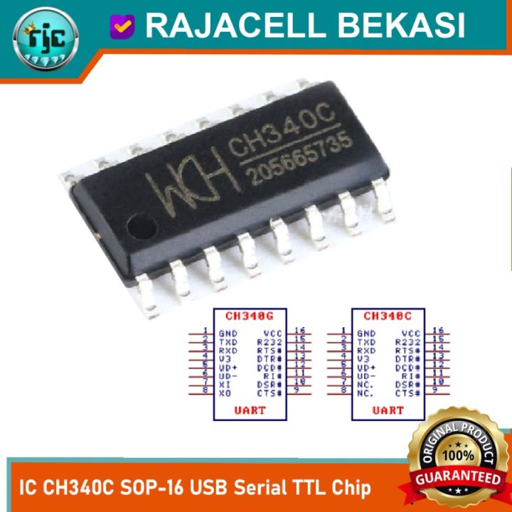 IC%20CH340C%20SOP-16%20USB%20Serial%20TTL%20UART%20Original%20Chip%20Built-in%20Xtal%20CH340%20-%20Image%202
