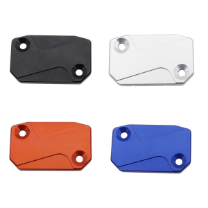Front Rear Aluminum Brake Fluid Caps Stylish Motorbike Brake Covers Performances Enhancing Part for SXF/XCF/EXC