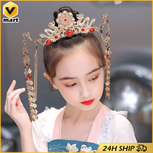 Bridal Headdress Tranditional Wedding Crown Hair Comb Hairpins Set Brides Costoume Xiuhe Hair Accessories Headbands Wedding Head Dress for Bride Chinese Style Hair Accessories Retro Butterfly Flower Wedding Hair Accessories Photo Props Hanfu Hairpin Bride